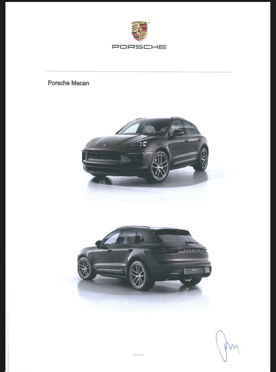 Porsche Macan cena 388435 przebieg: 36000, rok produkcji 2023 z Wrocław małe 137